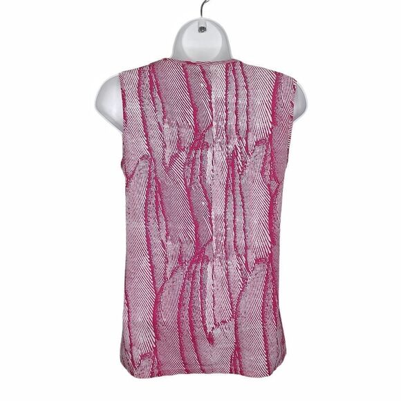 Banana Republic Factory | Print Shirred Neck Tank - Picture 6 of 9